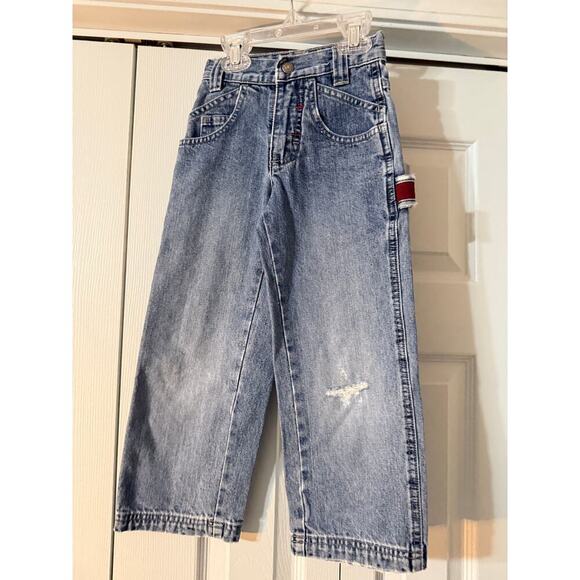 Lee's Boys Size 5 Slim Carpenter Blue Jeans - Picture 1 of 6